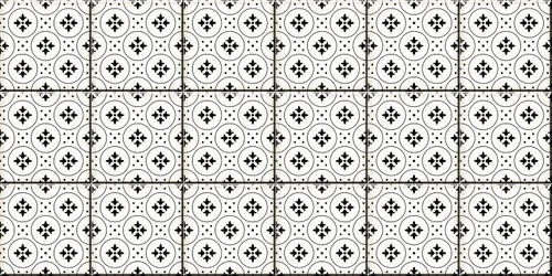 Miniatura 3 de Mi Alma calcomanías para azulejos en blanco y negro para despegar y pegar calcomanías de azulejos, 24 unidades, para azulejos de baño y cocina