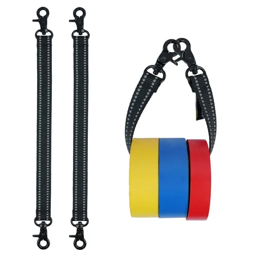 Miniatura 12 de MELOTOUGH Soporte de Cinta Eléctrica Correa de Cinta con Gancho de Resorte con Gatillo para Cinturón de Herramientas, Bolsa de Herramientas, Funda