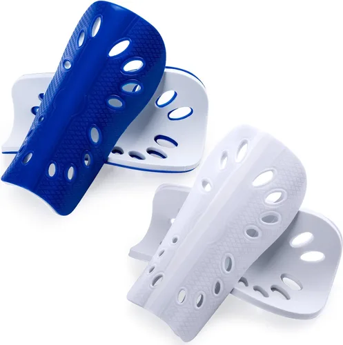 Miniatura 12 de ANCIRS 2 Pair Soccer Shin Guards for Youth, Breathable Shin Guard Sleeves for Football Games, Protective EVA Cushion for Youth Men & Women