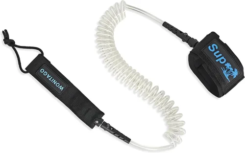 Miniatura 12 de Correa de SUP en espiral de alta calidad para tabla de remo de pie, cuerda de pierna, correa de muñeca para tabla de surf, tabla de remo, tabla