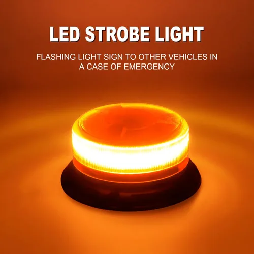 Miniatura 4 de AnTom, luz estroboscópica magnética inalámbrica, luces de baliza LED impermeables recargables para camiones, advertencia de emergencia intermitente