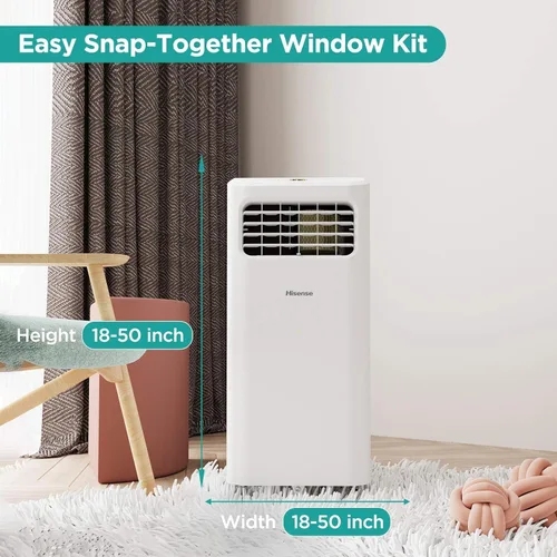 Miniatura 7 de Hisense Ventilador deshumidificador de enfriamiento portátil de 6,000 BTU para habitaciones más pequeñas de hasta 250 pies cuadrados, control