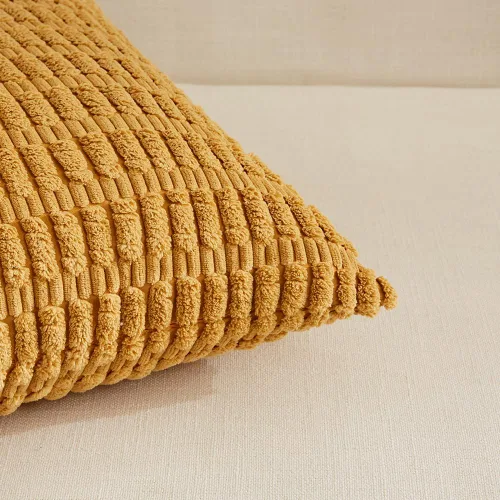Miniatura 98 de Fancy Homi - Paquete de 2 fundas de almohada decorativas de color taupe de 22 x 22 pulgadas para sala de estar, sofá, cama, estilo rústico, bohemio