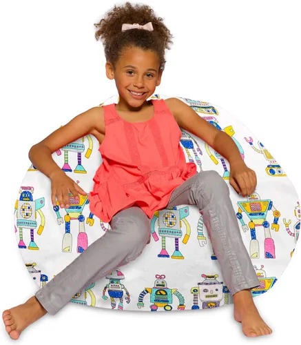 Miniatura 46 de Posh Beanbags - Sillón puff Azul Rey Sólido