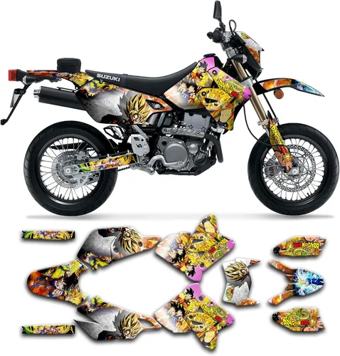 Miniatura 41 de Kit de calcomanías personalizadas para Suzuki DRZ400 E / DRZ400 Enduro / DRZ400E / DR-Z400E / DRZ400 EN 1999-2024, SZDRSE9919003-KO
