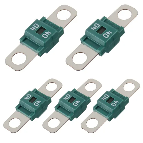 BOJACK AMI/Midi Fusible 40A de Alta Corriente, Fusible de 40 Amperios de Montaje por Tornillo para Coches, Camiones, Vehículos de Construcción,
