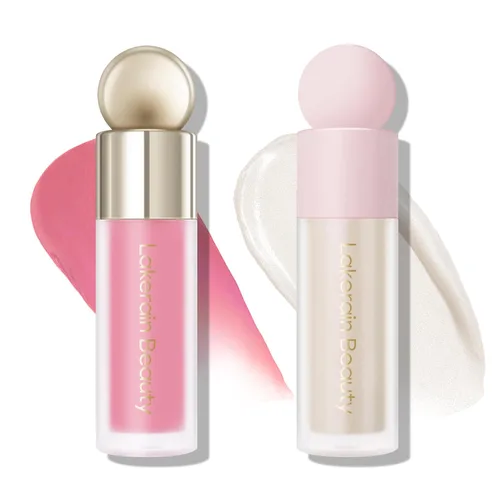 Miniatura 14 de KYDA Iluminador líquido, brillo natural con tinte, acabado sedoso y duradero, cobertura ligera y cremosa de seda, maquillaje para realzar el rostro