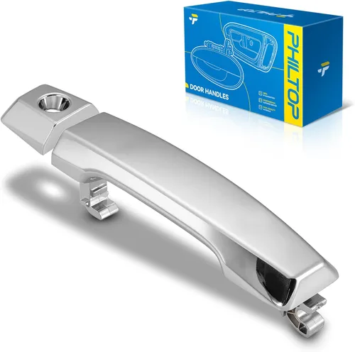 Miniatura 34 de PHILTOP Manija de puerta exterior 3 piezas delantera izquierda y derecha y trasera derecha para Chevy Express 1500/2500/3500, reemplaza # 79320
