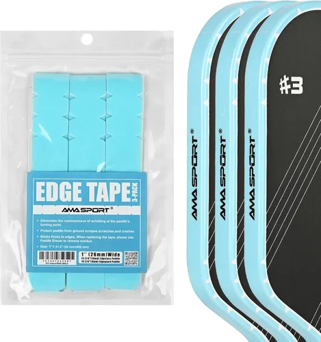 Miniatura 99 de PICKLETECH Cinta de protección de pala de pickleball – Protector de borde de cabeza de paleta – Cinta de protección de borde de raqueta ajuste