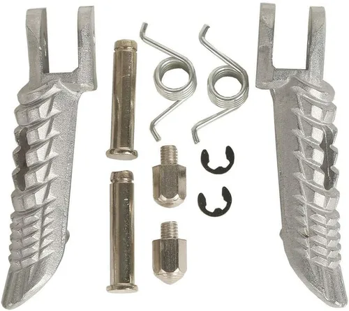 Miniatura 12 de TCT-MOTORPARTS Estriberas para reposapiés trasero delantero negro para Suzuki GSXR1000 2005-2025 GSXR600 750 2006-2025