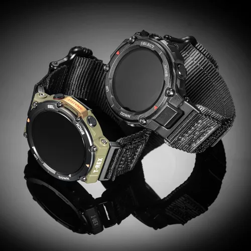 Miniatura 4 de SMITHA Correas de reloj compatibles con Amazfit T-Rex, T-Rex PRO, T-Rex 2, T-Rex 3 o T-Rex 3 PRO (1.890 in)/(1.732 in), T-Rex Ultra 1/2, correa Negro