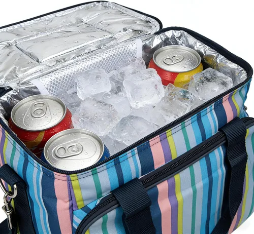 Miniatura 6 de Yodo 18L/25L Bolsa térmica, plegable suave – Aislante Hasta 4 – 6 horas, para Reunión familiar, fiesta, Playa, picnics, eventos deportivos