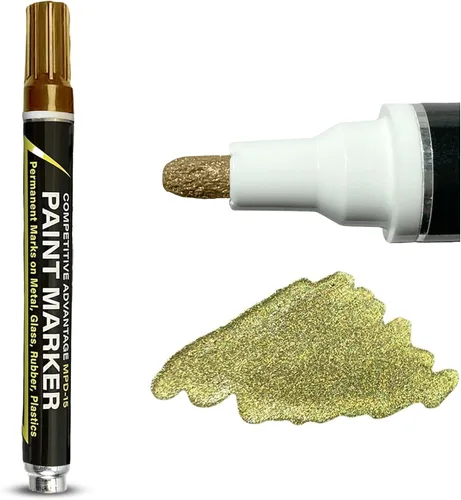 Miniatura 22 de Marcadores de Pintura Esmaltada Competitive Advantage MPD-15 NEGRO - 1 Paquete Marcas Permanentes en Metal, Vidrio, Goma, Plástico y más