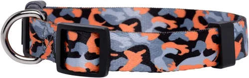 Miniatura 2 de Collar de perro camuflaje (grande, naranja)