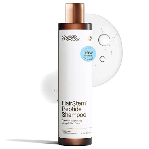 Hairstem Champú peptídico para el crecimiento del cabello | Infundido con péptidos para un cabello más completo y fuerte | Tripéptido de cobre-1,