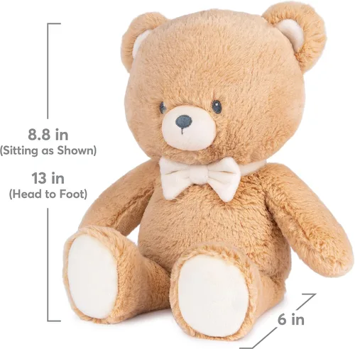 Miniatura 5 de GUND Oso de peluche sostenible para bebé, animal de peluche hecho de materiales reciclados, regalo para bebés y recién nacidos, marrón, 13 pulgadas