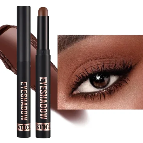 Miniatura 11 de Sombra de ojos en barra color gris topo malva, lápiz de sombra de ojos suave y suave, lápiz iluminador de sombra de ojos de alta pigmentación