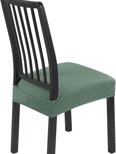 Miniatura 24 de SearchI Juego de 6 Fundas de Asiento para Sillas de Comedor Elásticas, Fundas de Asiento Suave Extraíbles y Lavables para Sillas de Comedor, Flor