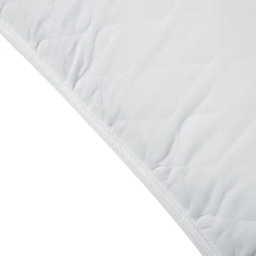 Miniatura 4 de puredown Juego de 2 almohadas acolchadas de plumas de ganso, color blanco, tamaño Queen estándar