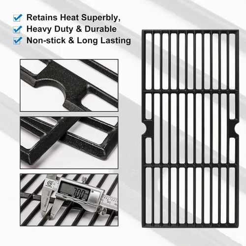 Miniatura 7 de Rejillas de parrilla Utheer compatibles con Oklahoma Joe's Longhorn Comb Carbón/Gas Smoke 12201767,14201767, Oklahoma Joe's Longhorn