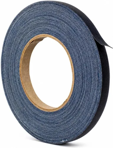 Miniatura 23 de WOD - Cinta adhesiva negra de grado profesional, fabricada en Estados Unidos, 1 pulgada x 50 yardas, sin residuos pegajosos, cables, no reflectante