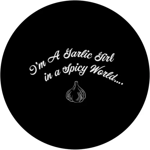 Miniatura 3 de Garlic Girl Lover In A Spicy World Foodie Cooking Chef PopSockets Adhesive PopGrip