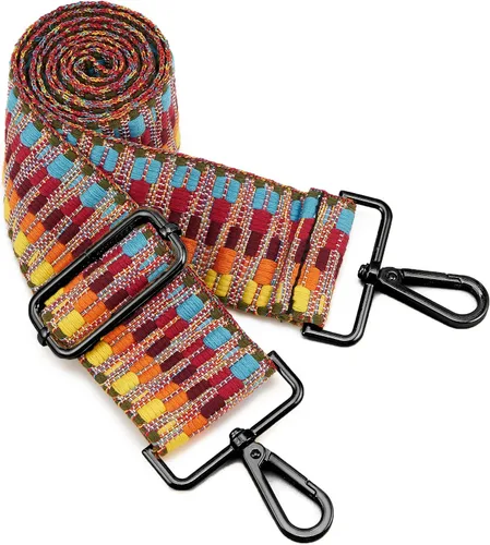 Miniatura 152 de ZOOEASS Hebillas de níquel Correa ancha para el hombro ajustable de repuesto para cinturón de pistola, hebilla de guitarra estilo bandolera