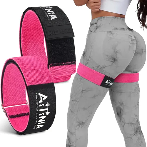 Miniatura 10 de Bandas de glúteos para mujeres para construir glúteos y caderas, paquete de bandas de restricción de flujo sanguíneo BFR, las mejores bandas