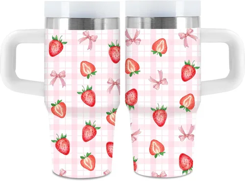 Miniatura 21 de Vaso de 405 ml para niños con alfabeto de animales con asa, popote y tapa, vaso aislado de acero inoxidable, cosas con letras del abecedario