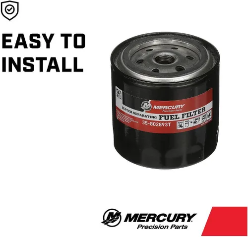 Miniatura 2 de Mercury 802893T Filtro de combustible de separación de agua para sistemas de filtro de montaje remoto