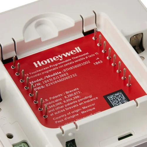Miniatura 4 de Honeywell Home RTH8560D - Termostato de pantalla táctil programable (7 días)