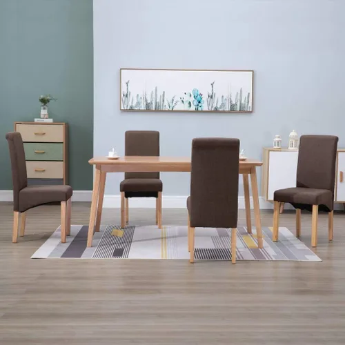 Miniatura 22 de Dining Chairs 2 Pcs Black Fabric,Living Room Dining Chairs,Counter Dining Chairs Suitable for Daily Dining Or Special Events Such As Meetings
