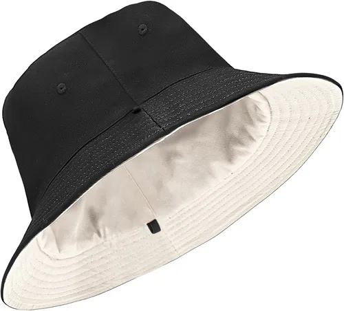 Miniatura 10 de Sombrero de pescador XXL grande de algodón para mujeres y hombres, cabeza grande, reversible, de gran tamaño, sombreros de pescador, unisex