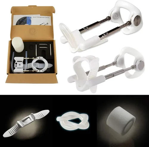 Miniatura 6 de Dispositivos extensores de pene para hombres, dispositivo de tracción, extensor masculino, tamaño portátil, ajustable, potente dispositivo