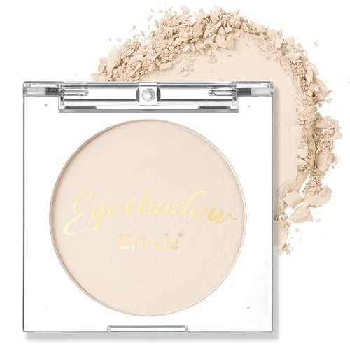 Miniatura 48 de Erinde Sombra de Ojos Negra, Sombra de Ojos Mate en Polvo Compacto, Maquillaje de Párpado de Tono Mate para Mujeres, Alta Pigmentación, Larga 01#