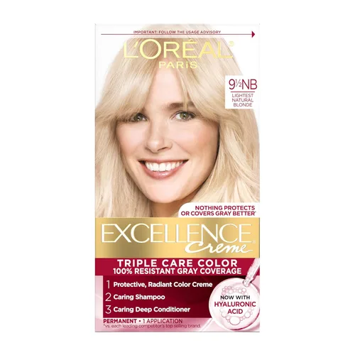 Miniatura 15 de L'Oreal Paris Excellence Crème - Tinte permanente para el cabello, color de cabello de triple cuidado, complejo Pro-Keratine para una cobertura