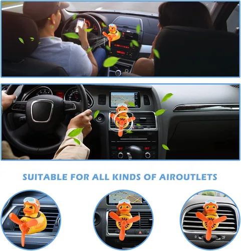 Miniatura 8 de 10 piezas de repuesto para ambientadores de automóvil, almohadillas de repuesto de fragancia sólida, clip de ventilación de aire, ambientador