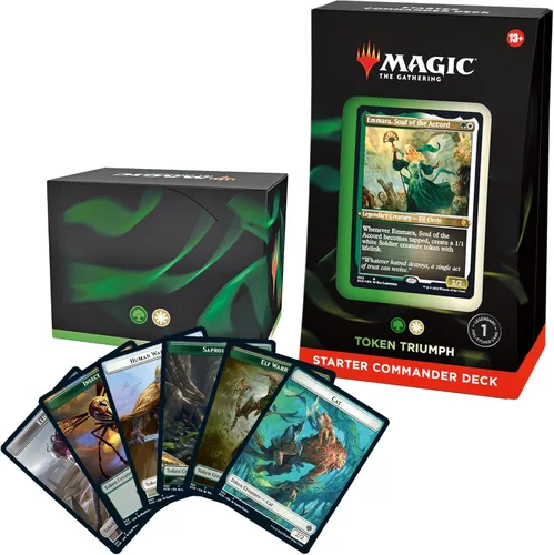 Miniatura 6 de Magic: The Gathering Baraja Starter Commander – First Flight (Blanco-Azul) Baraja Lista para Jugar para Principiantes y Fanáticos Edades 13+