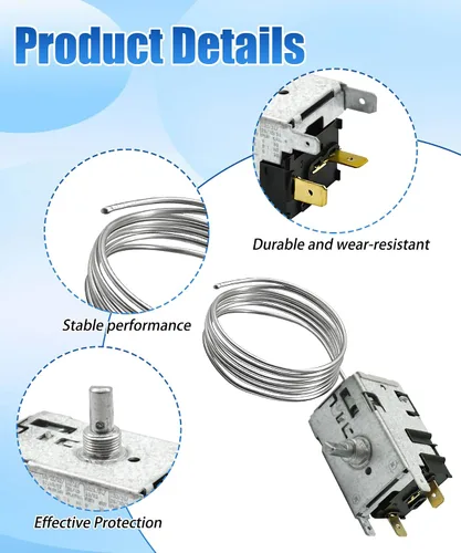 Miniatura 2 de 077B6856 Kit de controlador de temperatura para refrigerador compatible con True 988284/800382, repuesto para 077b, 800306 461387, TC, TSD, serie T