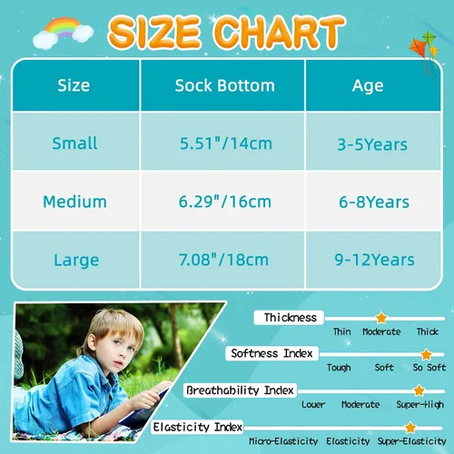 Miniatura 5 de Eyean Calcetines tobilleros de algodón para niños, diseño de animales, suaves, antideslizantes, para niños y niñas, calcetines invisibles, 6 pares