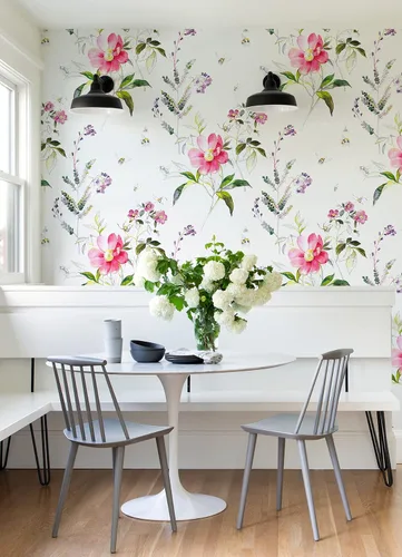 Miniatura 7 de A-Street Prints Mural de pared Sinclair rosa