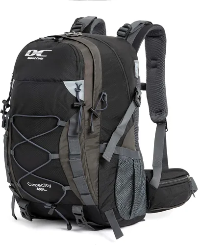Miniatura 9 de Diamond Candy Mochila de Senderismo Impermeable para Hombres y Mujeres, Mochila Ligera de Día para Viajes y Campamento Waterproof Gris