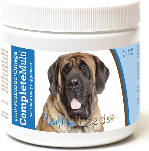 Miniatura 28 de Healthy Breeds Pug todo en uno multivitamínico suave masticable 60