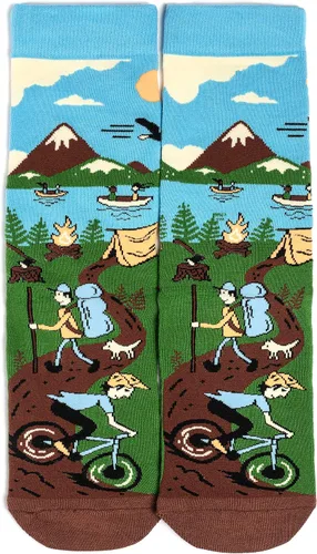 Miniatura 3 de Lavley Calcetines divertidos para amantes de las actividades al aire libre y más, regalos novedosos para hombres, mujeres y adolescentes