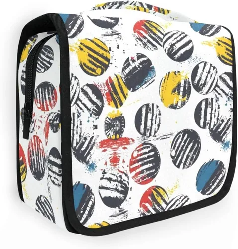 Miniatura 26 de Neceser colgante de viaje -326 - Kit de fútbol para maquillaje, organizador de cosméticos para hombres y mujeres