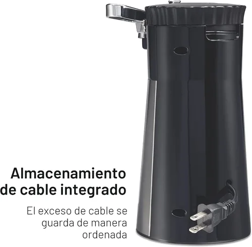 Miniatura 7 de Hamilton Beach OpenStation Abrelatas Eléctrico Automático para Cocina con Herramienta Múltiple y Herramientas de Apertura de Botellas y Frascos