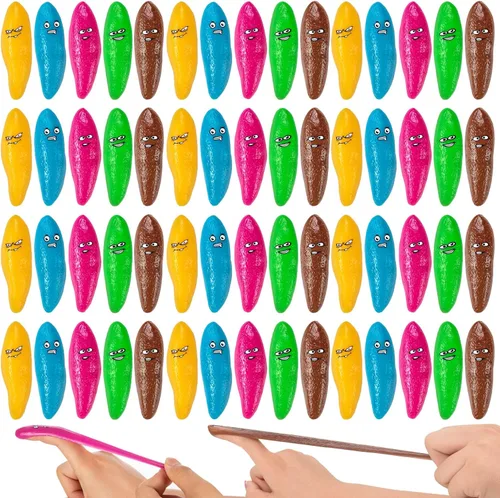 Miniatura 10 de 20 piezas de juguetes novedosos de tirachinas para dedos, caca de juguete para Halloween, caca falsa para juguetes novedosos y diversiones, caca