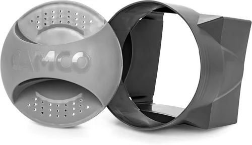 La tapa magnética de Camco te permite almacenar cómodamente tu adaptador 4 en 1 en tu parachoques de caravana, caravana o remolque durante el viaje