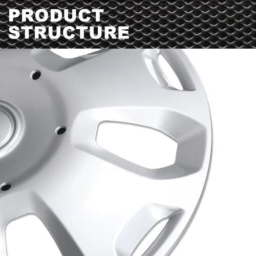 Miniatura 4 de CNNELL 2 tapacubos de 15 pulgadas para llantas completas compatibles con Ford Transit Connect Van 2010-2013 9T1Z1130A, 9T161130AA