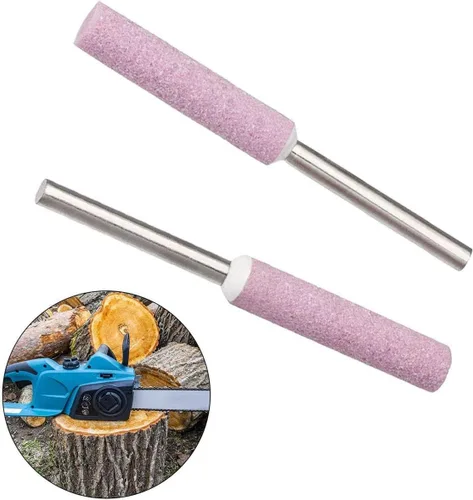 Miniatura 6 de RLECS 10pcs motosierra cabeza de molienda 3/16 "lima de piedra de molienda para moler agujeros profundos en maquinaria, rodamientos, moldes, piezas